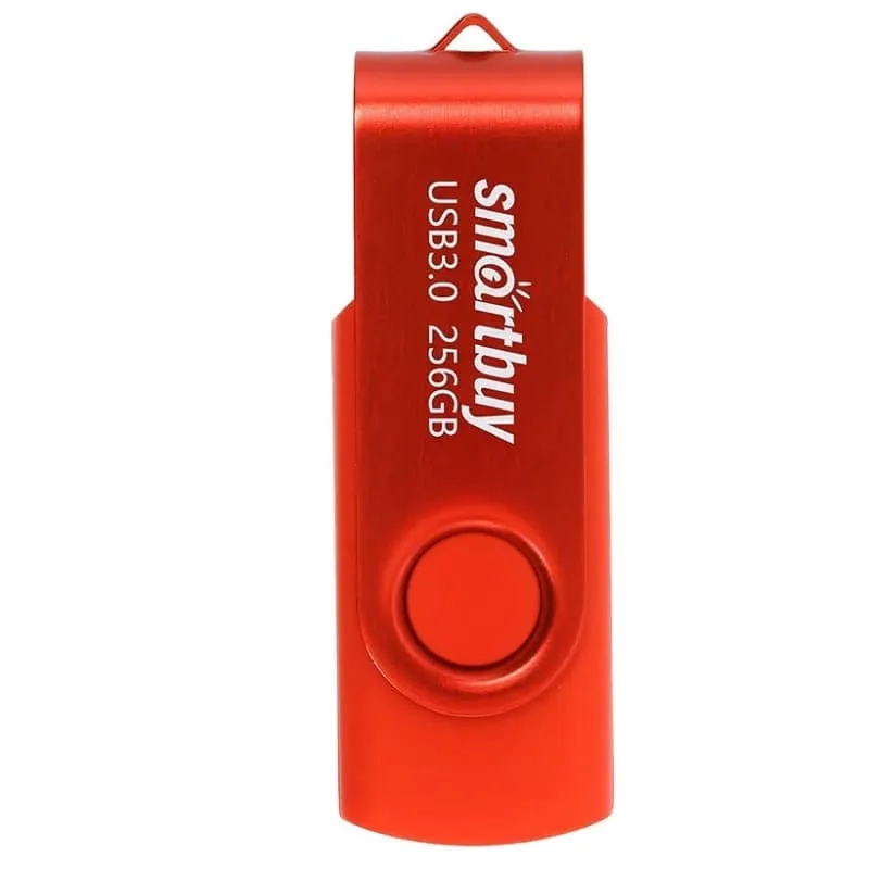 Изображение Флеш-накопитель Smartbuy Twist красный USB 3.0/3.1 256Gb Изображение Флеш-накопитель Smartbuy Twist красный USB 3.0/3.1 256Gb