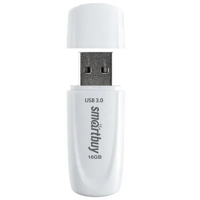 Флеш-накопитель Smartbuy Scout USB 3.0/3.1 белый 256Gb