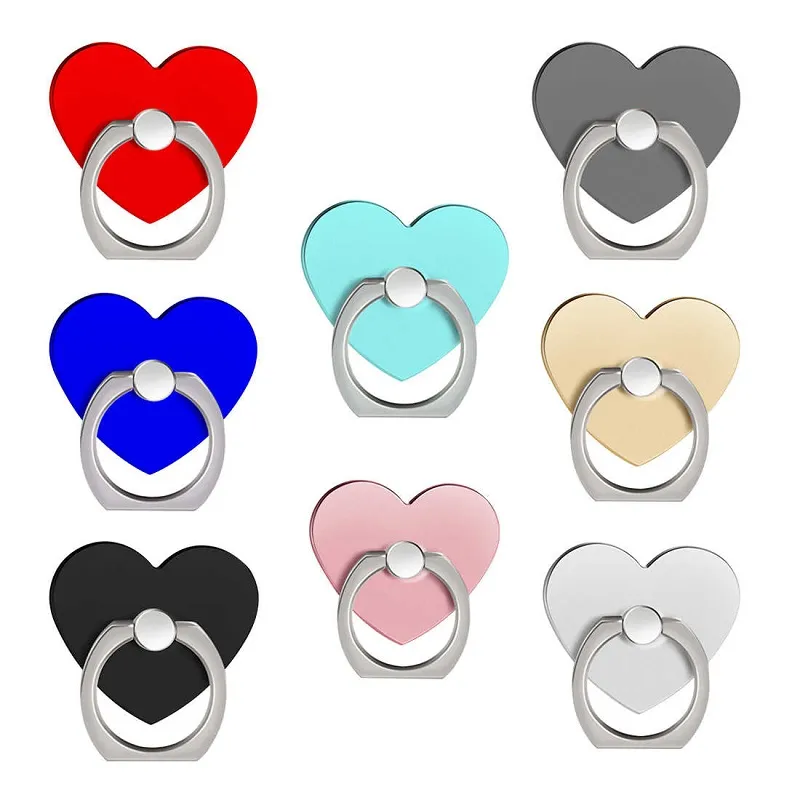 Изображение POPSOCKET попсокет для телефона сердце с кольцом металл синий фото POPSOCKET попсокет для телефона сердце с кольцом металл синий