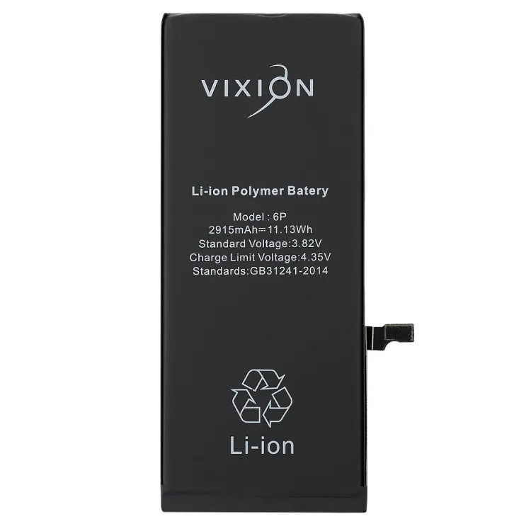 фото Аккумулятор для iphone 6 Plus 2915mAh Vixion с монтажным скотчем