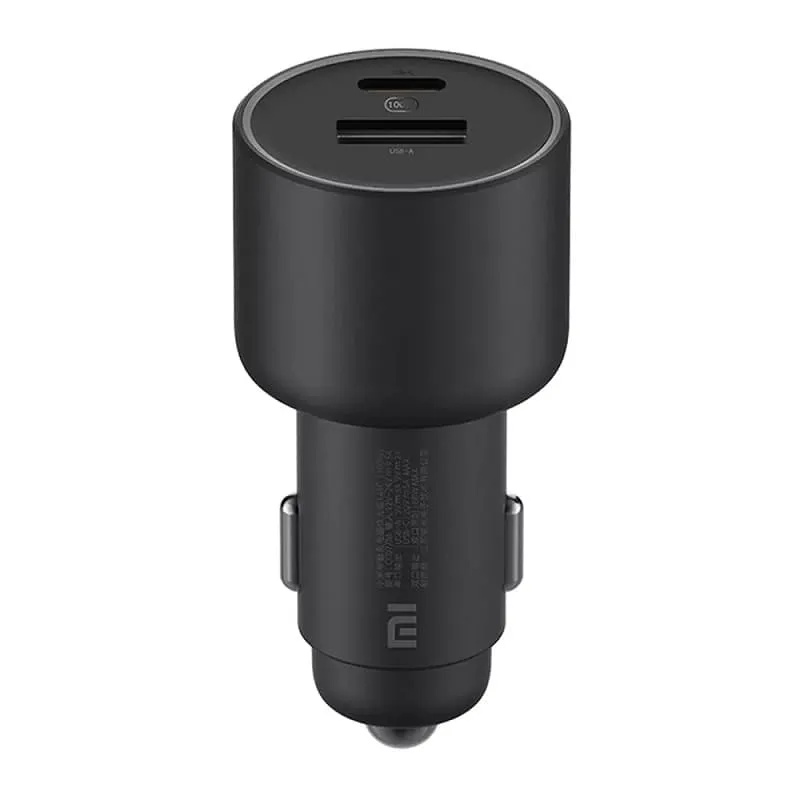 Изображение Автомобильное зарядное устройство + кабель Type-C to Type-C Xiaomi MI Car charger 1A1C USB 2A + Type-C 100W черная CC07ZM фото Автомобильное зарядное устройство + кабель Type-C to Type-C Xiaomi MI Car charger 1A1C USB 2A + Type-C 100W черная CC07ZM