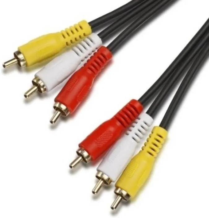 Кабель аудио-видео D-Color DCC-3R3R300 3RCA-3RCA 3m Кабель аудио-видео D-Color DCC-3R3R300 3RCA-3RCA 3m