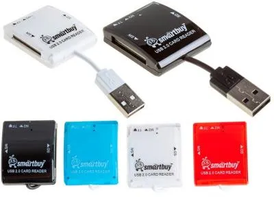 Картридер Smartbuy 713 белый (SBR-713-W)