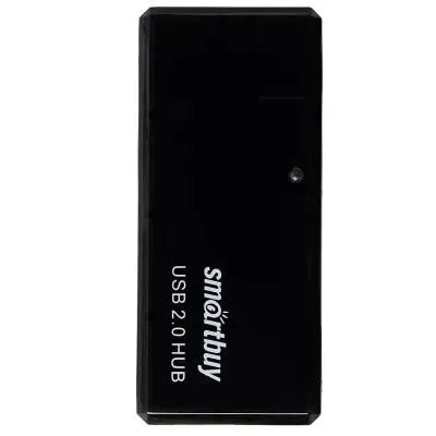 Разветвитель адаптер переходник USB HUB Хаб Smartbuy 6110 4 порта черный (SBHA-6110-К)