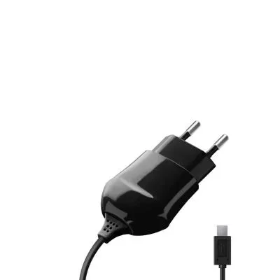 Сетевое зарядное устройство Deppa mini USB 1А черный