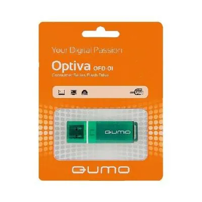 Флеш-накопитель QUMO Optiva 01 зеленый 16Gb Флеш-накопитель QUMO Optiva 01 зеленый 16Gb