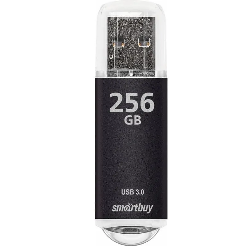 Изображение Флеш-накопитель Smartbuy V-Cut USB 3.0/3.1 черная 256Gb