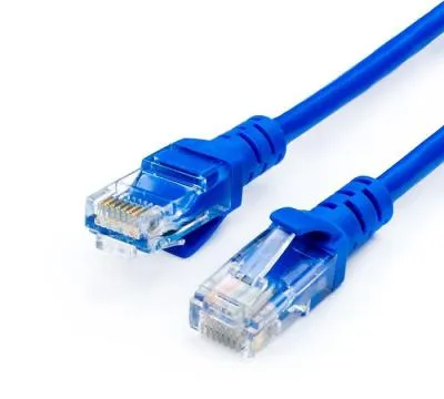 Кабель для интернета Патч-корд UTP Atcom AT9161 RJ45, CAT.5e, 2м синий