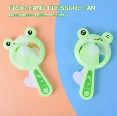 Ручной вентилятор мини Лягушка 