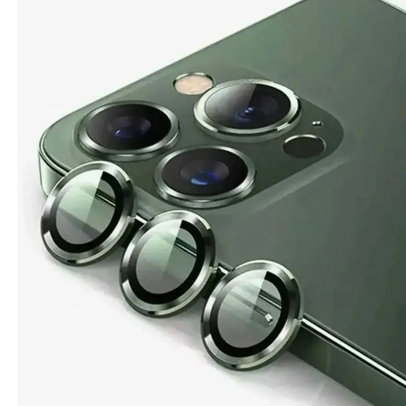 фото Защитное стекло на камеру для iphone 15 (6.1)/15 Plus (6.7) Remax GL-89 Eagle Eye Fully Covered Lens зеленый