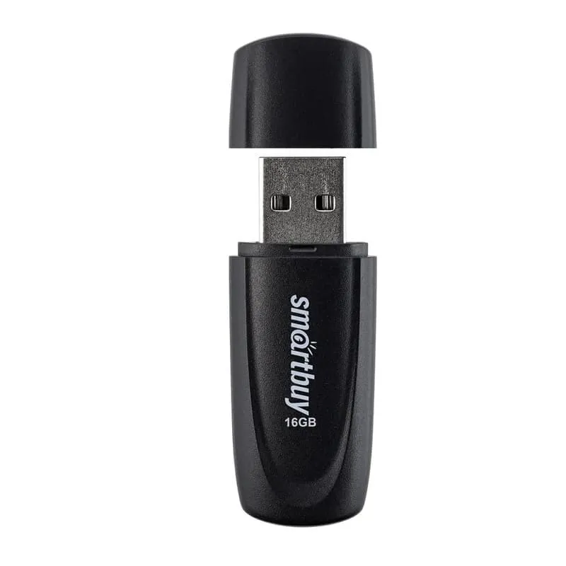 Изображение Флеш-накопитель Smartbuy Scout USB 3.0/3.1 черный 16Gb Изображение Флеш-накопитель Smartbuy Scout USB 3.0/3.1 черный 16Gb