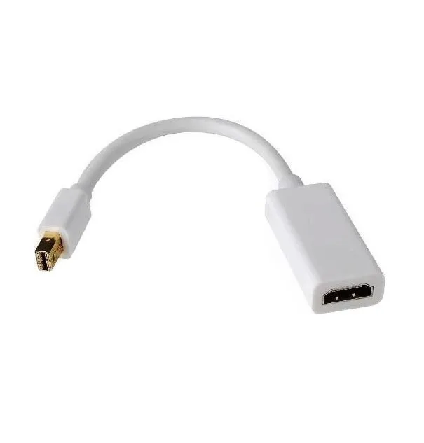 Адаптер переходник с Mini DisplayPort на HDMI Atcom AT1043 0.1м белый Адаптер переходник с Mini DisplayPort на HDMI Atcom AT1043 0.1м белый