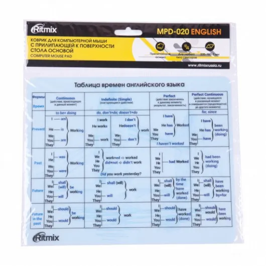 Коврик для мыши Ritmix MPD-020 English Коврик для мыши Ritmix MPD-020 English