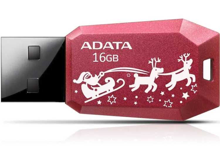 Изображение Флеш-накопитель A-data UV100F New ar Edition Red 16Gb
