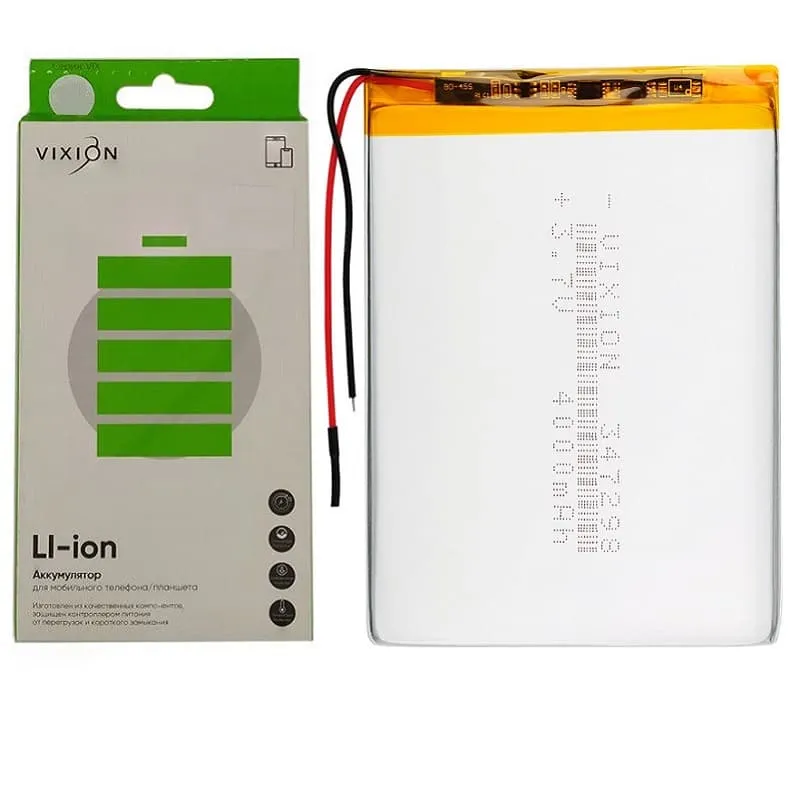 фото Аккумулятор универсальный VIXION 4x50x85mm 3,7v 2200mAh