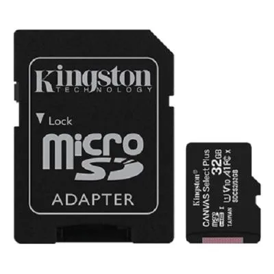 Карта памяти Kingston Micro Class 10 UHS-I A1 Canvas Select Plus 32Gb Карта памяти Kingston Micro Class 10 UHS-I A1 Canvas Select Plus 32Gb