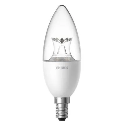 Умная светодиодная лампа Phillips Smart Candle Bulb Wi-Fi E14 Crystal version прозрачная Умная светодиодная лампа Phillips Smart Candle Bulb Wi-Fi E14 Crystal version прозрачная
