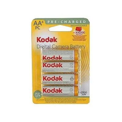 Батарейка аккумуляторная Kodak HR6-4BL 2100mAh никель-металлгидридный предзаряженные Батарейка аккумуляторная Kodak HR6-4BL 2100mAh никель-металлгидридный предзаряженные