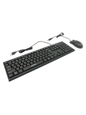 Набор проводной Smartbuy ONE 227367 USB клавиатура+мышь черная SBC-227367-K Набор проводной Smartbuy ONE 227367 USB клавиатура+мышь черная SBC-227367-K