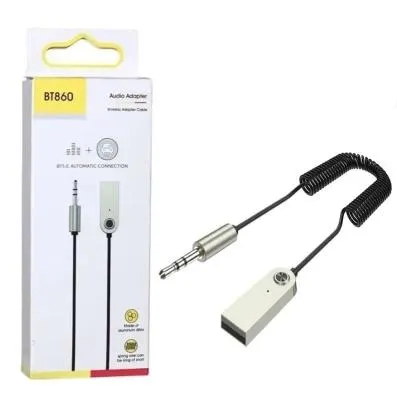 Блютуз aux FM трансмиттер bluetooth адаптер ресивер BT860
