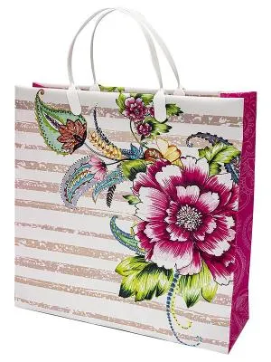 0426.135 Пластиковый пакет Арт и Дизайн 30х30 см Цветы