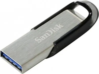 Флеш-накопитель SanDisk Cruzer Ultra Flair CZ73 USB 3.0 128Gb серебристо-черный