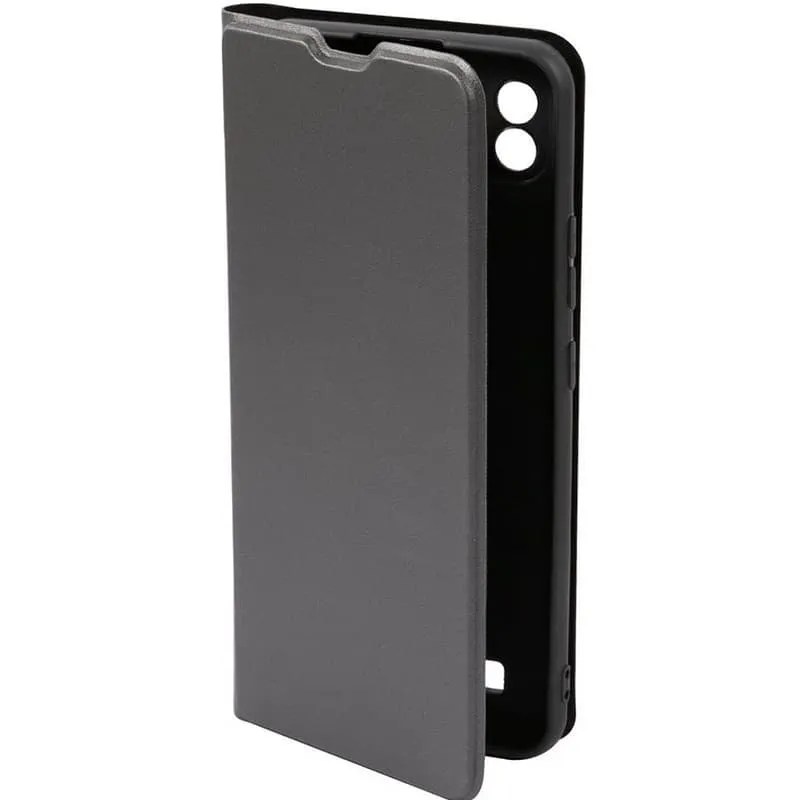 Изображение Чехол-книжка для Realme C25/C25S Red Line с застежкой на магнитах серый фото Чехол-книжка для Realme C25/C25S Red Line с застежкой на магнитах серый