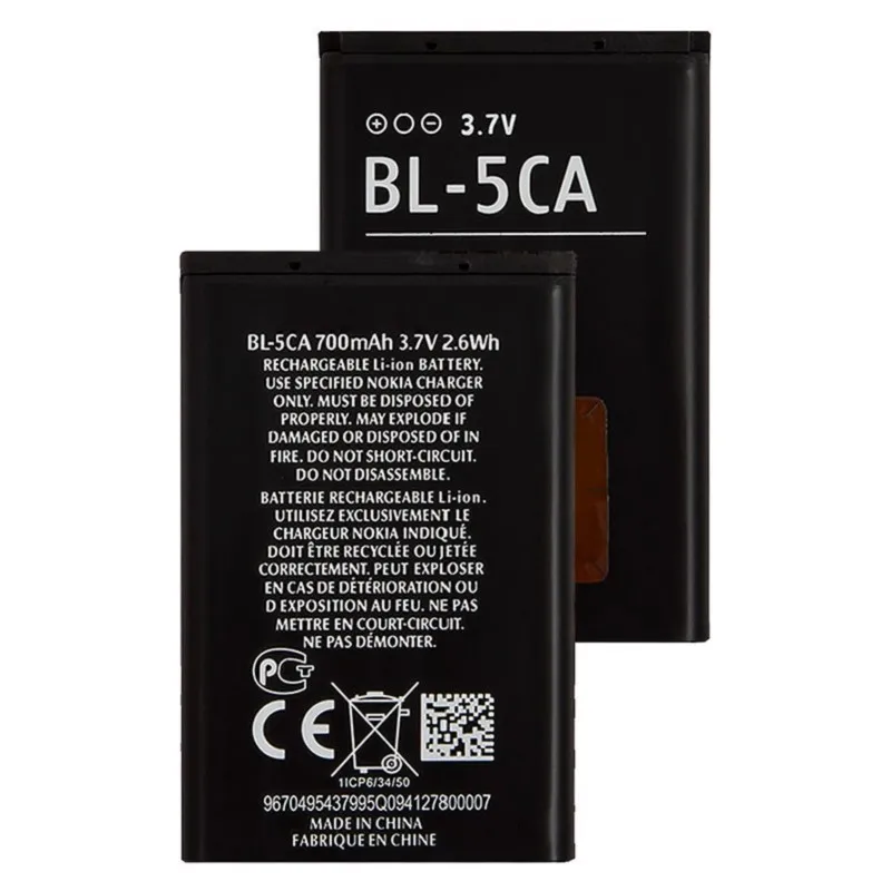 фото Аккумулятор для телефона Nokia BL-5CA 700mAh техпак