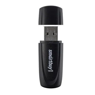 Флеш-накопитель Smartbuy Scout USB 3.0/3.1 черный 16Gb Флеш-накопитель Smartbuy Scout USB 3.0/3.1 черный 16Gb