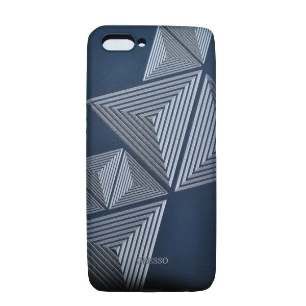 фото Чехол накладка для Xiaomi Redmi Go Gresso Геометрия Пирамида силикон синяя