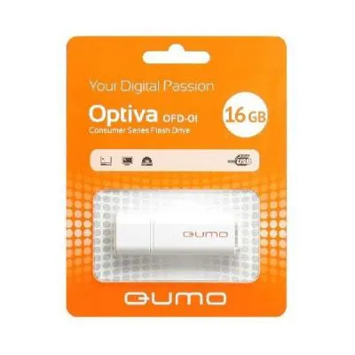 Флеш-накопитель QUMO Optiva 01 White белый 16Gb Флеш-накопитель QUMO Optiva 01 White белый 16Gb