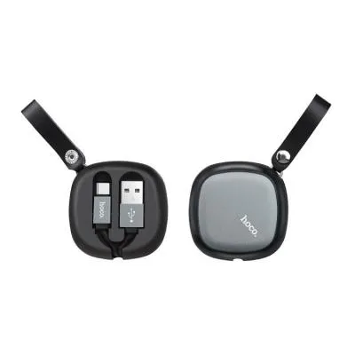 Кабель для зарядки Type-C USB HOCO U33 2A черный 