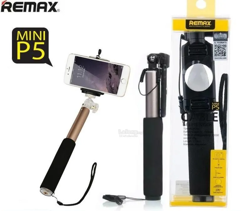 Монопод для селфи Remax RP-P5 mini серебро Монопод для селфи Remax RP-P5 mini серебро