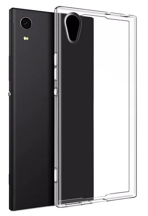 Изображение Чехол накладка для Sony Xperia XA1 Ultra силикон тонкий прозрачная фото Чехол накладка для Sony Xperia XA1 Ultra силикон тонкий прозрачная
