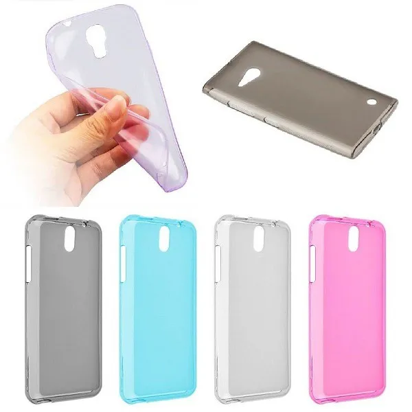 фото Чехол накладка для Sony Xperia E4 Dual силикон черная