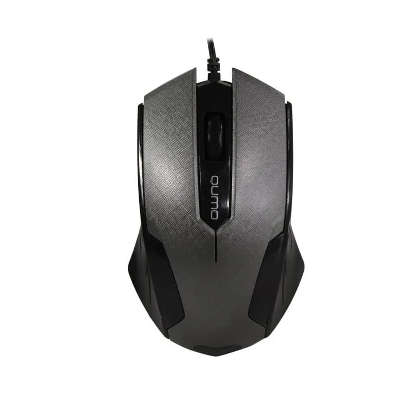 Мышь проводная Qumo Office M14 серая