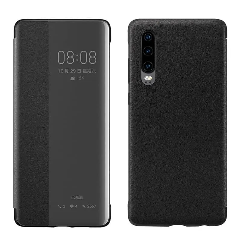 фото Чехол-книжка для Huawei P30 Smart Case черный
