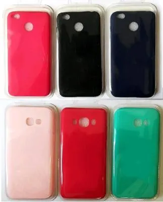 Чехол накладка для LG K10 2017 силикон красная в блистере