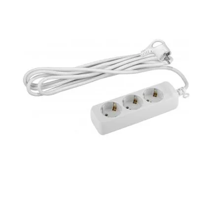 Удлинитель UX-3-3m ЭРА без зазeмл, 3 гнезда 3 метра 6A, ШВВП 2х0,75 мм2