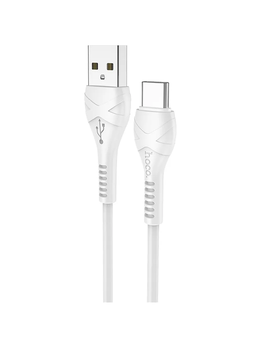 Кабель для зарядки Type-C USB HOCO X37 белый