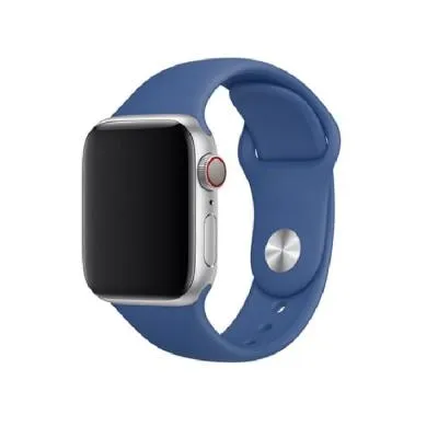 Ремешок для Apple Watch 42/44/45/49mm силикон синий