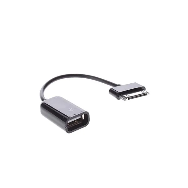 Кабель адаптер переходник OTG с USB на Galaxy Tab черный