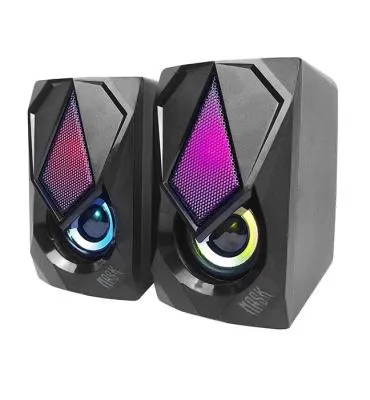 Акустическая система 2,0 Qumo Mask AS004,10ВТ, RGB подсветка, объемное звучание
