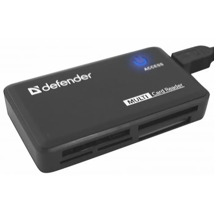 Картридер DEFENDER Optimus USB 2.0, 5 слотов Картридер DEFENDER Optimus USB 2.0, 5 слотов