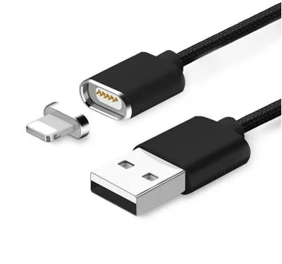 Кабель для зарядки 3 в 1 Lightning/Micro/Type-C xomobile NB128 магнитный черный 