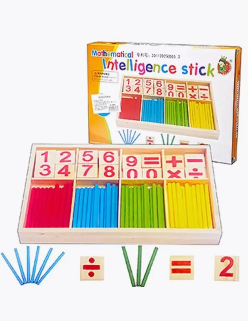 Набор счетных материалов деревянный Mathematical Intelligence stick