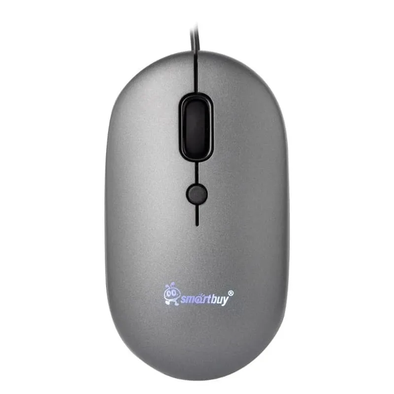 Мышь проводная Smartbuy 328 бесшумная с подсветкой серый металлик (SBM-328-G) Мышь проводная Smartbuy 328 бесшумная с подсветкой серый металлик (SBM-328-G)