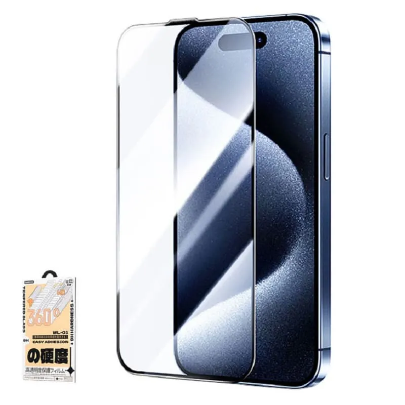 Изображение Защитное стекло для iphone 15 (6.1) Remax WL-01 Future 360 9H черное фото Защитное стекло для iphone 15 (6.1) Remax WL-01 Future 360 9H черное