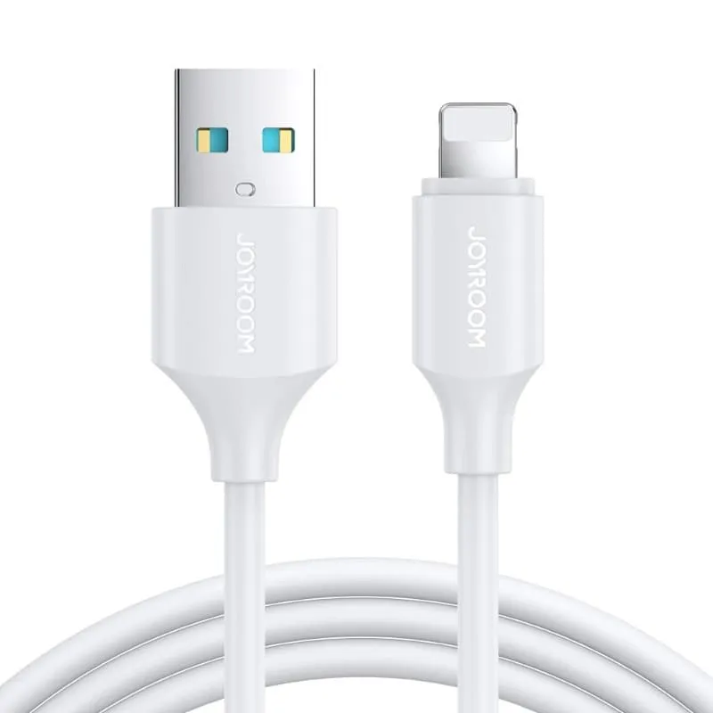 Кабель для зарядки iphone Lightning Joyroom S-A9 1м 3A белый Кабель для зарядки iphone Lightning Joyroom S-A9 1м 3A белый