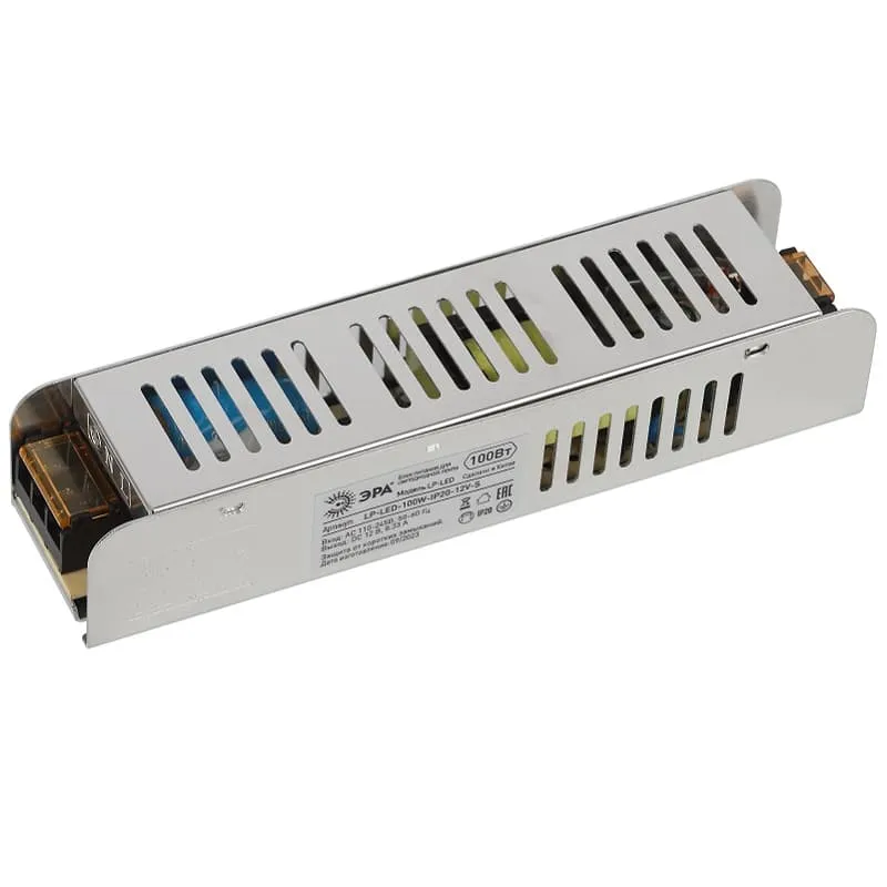 Источник питания ЭРА LP-LED-100W-IP20-12V-S Источник питания ЭРА LP-LED-100W-IP20-12V-S